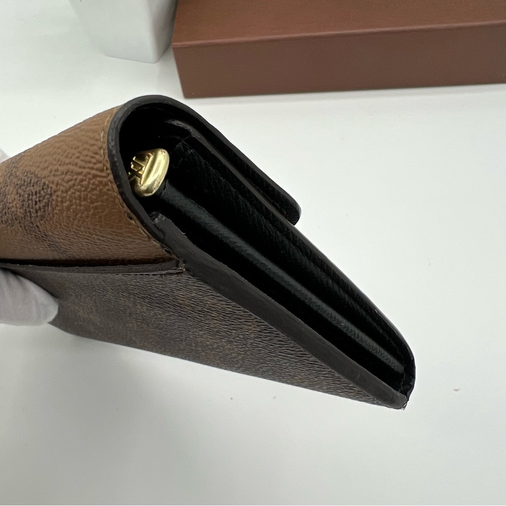 Louis Vuitton Monogram Reverse Long  Portefeuille Sarah wallet in box ❤️ - Picture 4 of 11
